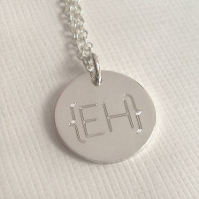 Your Story, Woven in Silver: The Modern Monogram Necklace