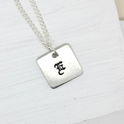 Personalised Old English Style Font Necklace - All Birthstone™