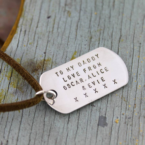 Personalised Dog Tag Necklace - All Birthstone™
