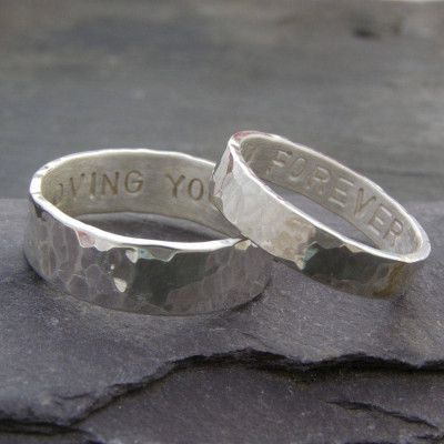 Personalised His And Hers Rings - All Birthstone™