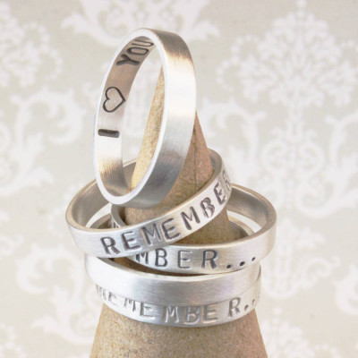 Personalised Remember Your Story Ring - All Birthstone ™