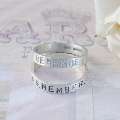 Personalised Remember Your Story Ring - All Birthstone ™