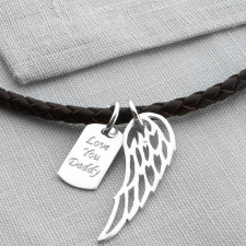 Crafting the Personalised Silver Wing & Dogtag Necklet - All Birthstone™