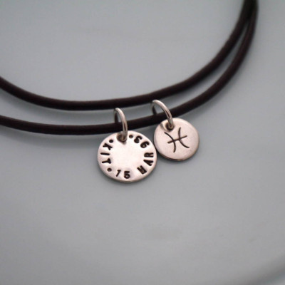 Personalised Silver Zodiac Necklace - All Birthstone™