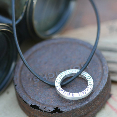 Personalised Time Travellers Mens Chain - All Birthstone™