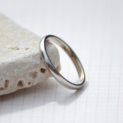 18ct Gold Wedding Band Wedding Ring - All Birthstone™