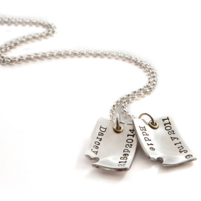 Piece Of My Heart Dog Tags - All Birthstone™