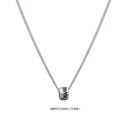 Travel Safe Solid Silver Mojo Charm Necklace - All Birthstone ™