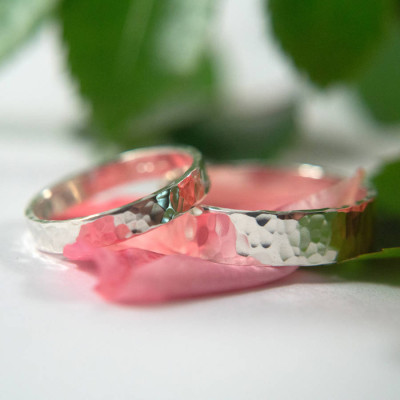 Wedding Bands In Sterling Silver - All Birthstone™