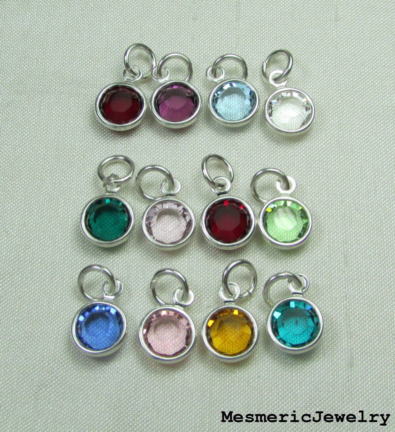 Initial Jewelry Sterling Silver Initial Necklace Birthstone Necklace Personalized Mothers Necklace Heart Charm Necklace for Mom Jewelry Gift