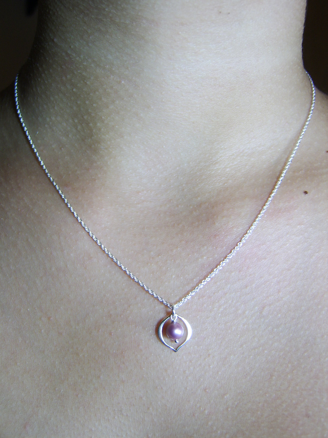 Pearl Bridesmaid Jewelry Set Bridesmaid Gift - Bridal Necklace and Earring Set - Ivory Pearl Wedding Jewelry Set - Bridesmaid Necklace Set