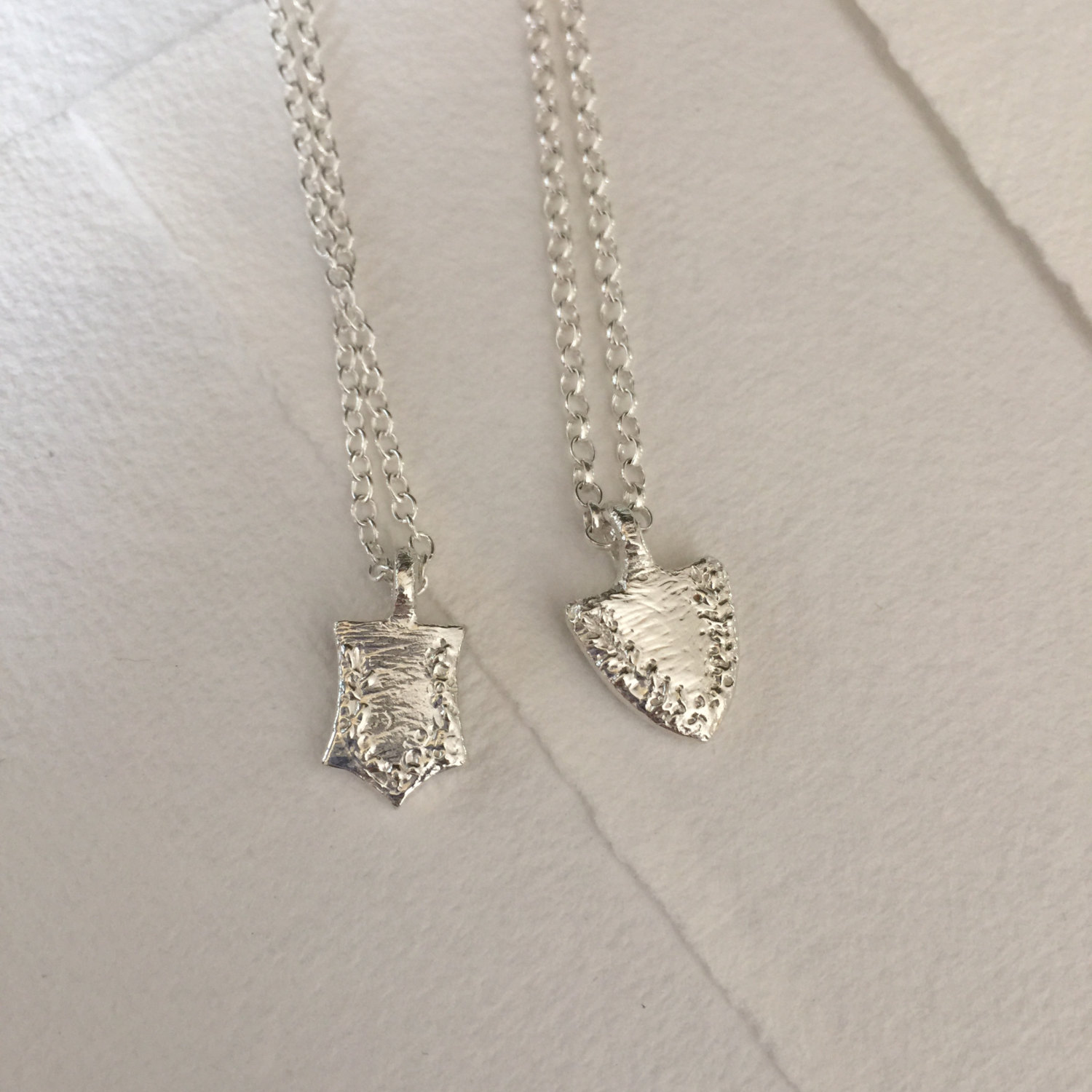 Flower Shield Necklace