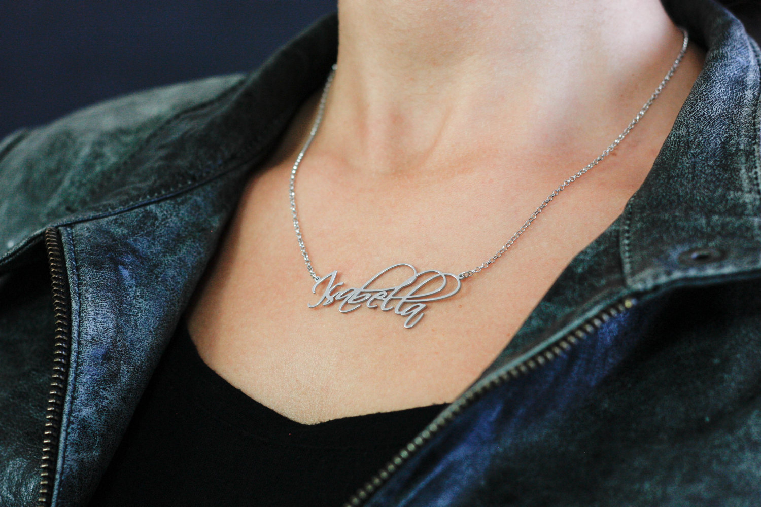 Gold Name Necklace, Custom Name Necklace, Personalized Name Necklace, Christmas Gift for Her, Dainty Name Necklace, Birthday Gift,  SN0224