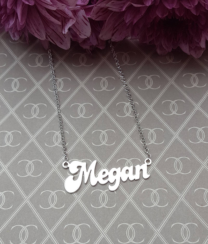 MADE TO ORDER Personalised Solid Sterling Silver Name Necklace