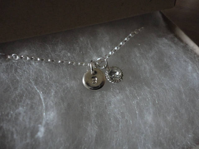 Personalised vintage sparkle Necklace