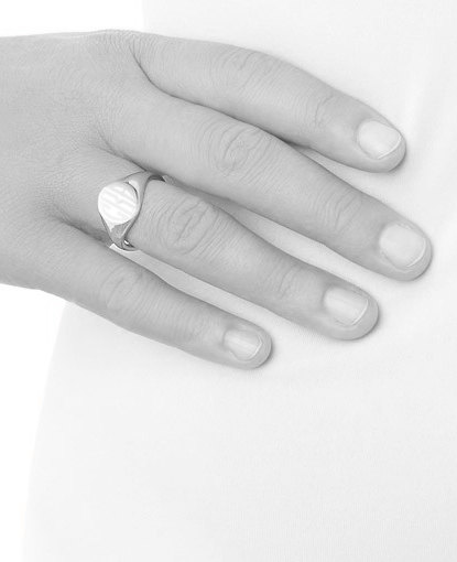 Monogram Signet ring - Personalized custom engraved Solid Sterling Silver signature statement ring in US sizes 4 5 6 7 8 9 10 & 11 UNISEX