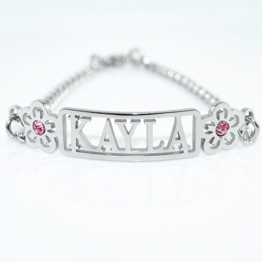 Name Necklace/Bracelet/Anklet - DIY Name Jewellery With Any Elements - All Birthstone&trade;
