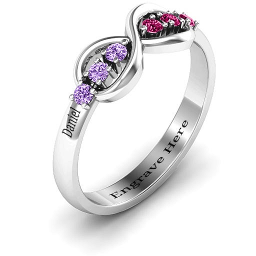 Auroral Infinity Ring - All Birthstone&trade;