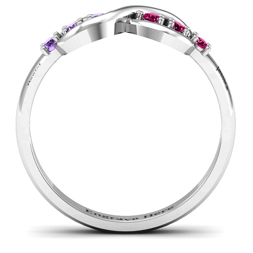 Auroral Infinity Ring - All Birthstone&trade;