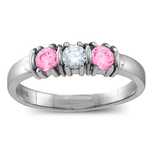 Classic Separated 2-5 Stones Ring  - All Birthstone&trade;