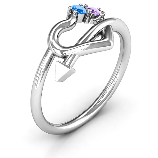 Cupid's Hold Love Ring - All Birthstone&trade;