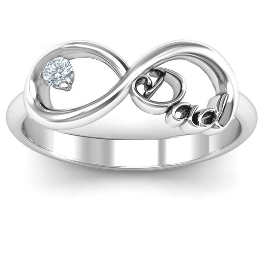 Dad Infinity Ring - All Birthstone&trade;