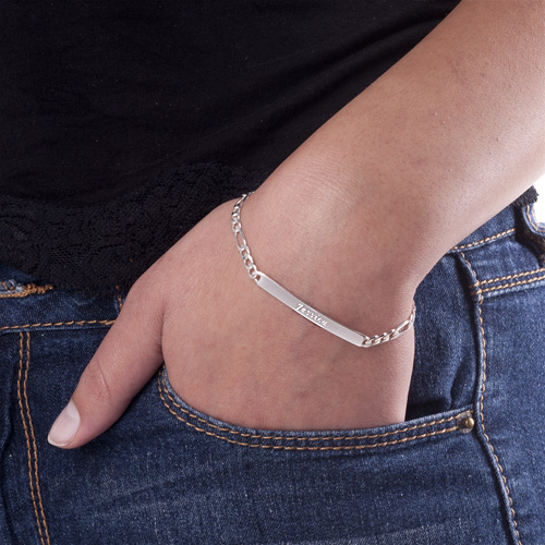 Women's ID Name Bracelet/Anklet - All Birthstone&trade;
