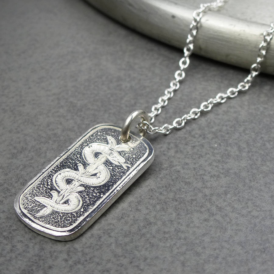 Silver Medical ID Tag - All Birthstone&trade;