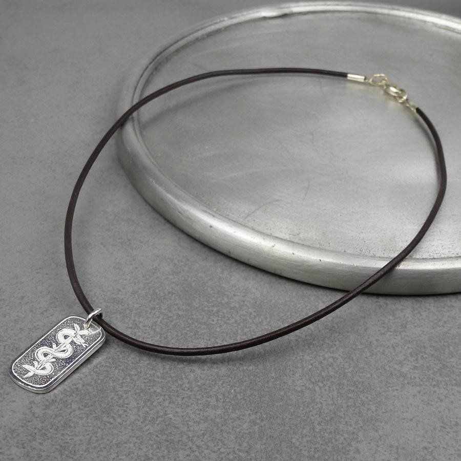 Silver Medical ID Tag - All Birthstone&trade;