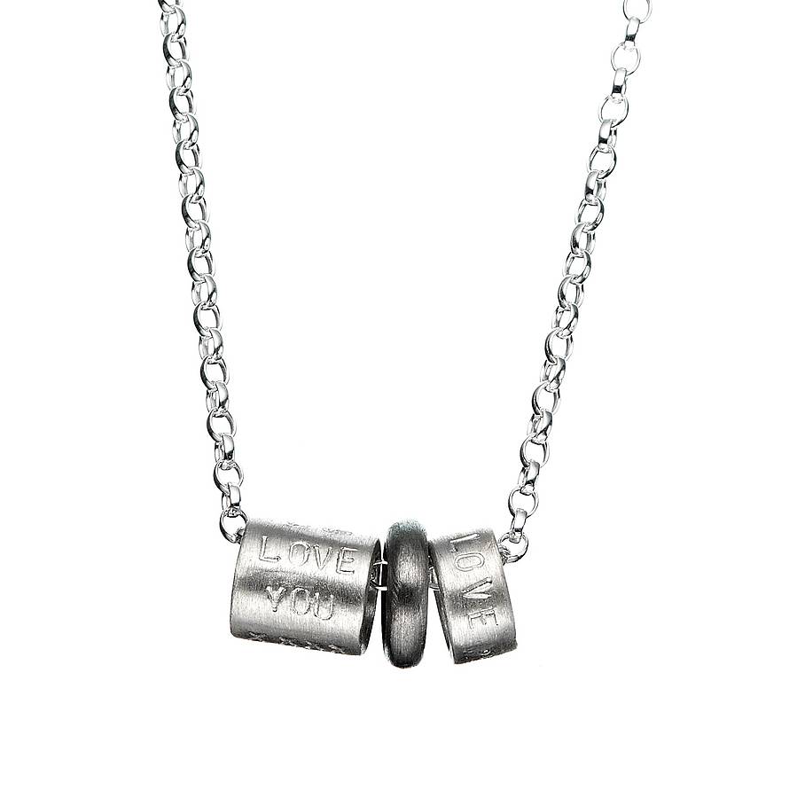 Mens Personalised Life Bead Necklace - All Birthstone&trade;